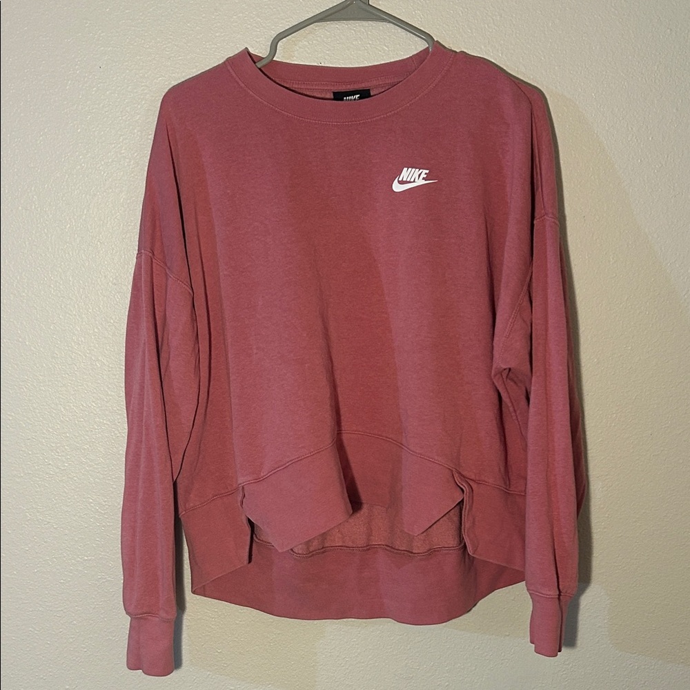 Nike Women's Rose Pink Crewneck Sweatshirt
